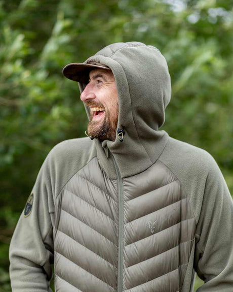 Chaqueta Fox Explorer Fleece con capucha - Tienda Carpfishing