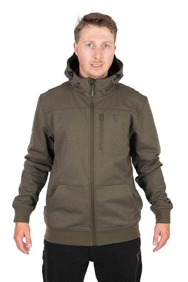 Chaqueta Fox Shell Verde/Negra - Tienda Carpfishing