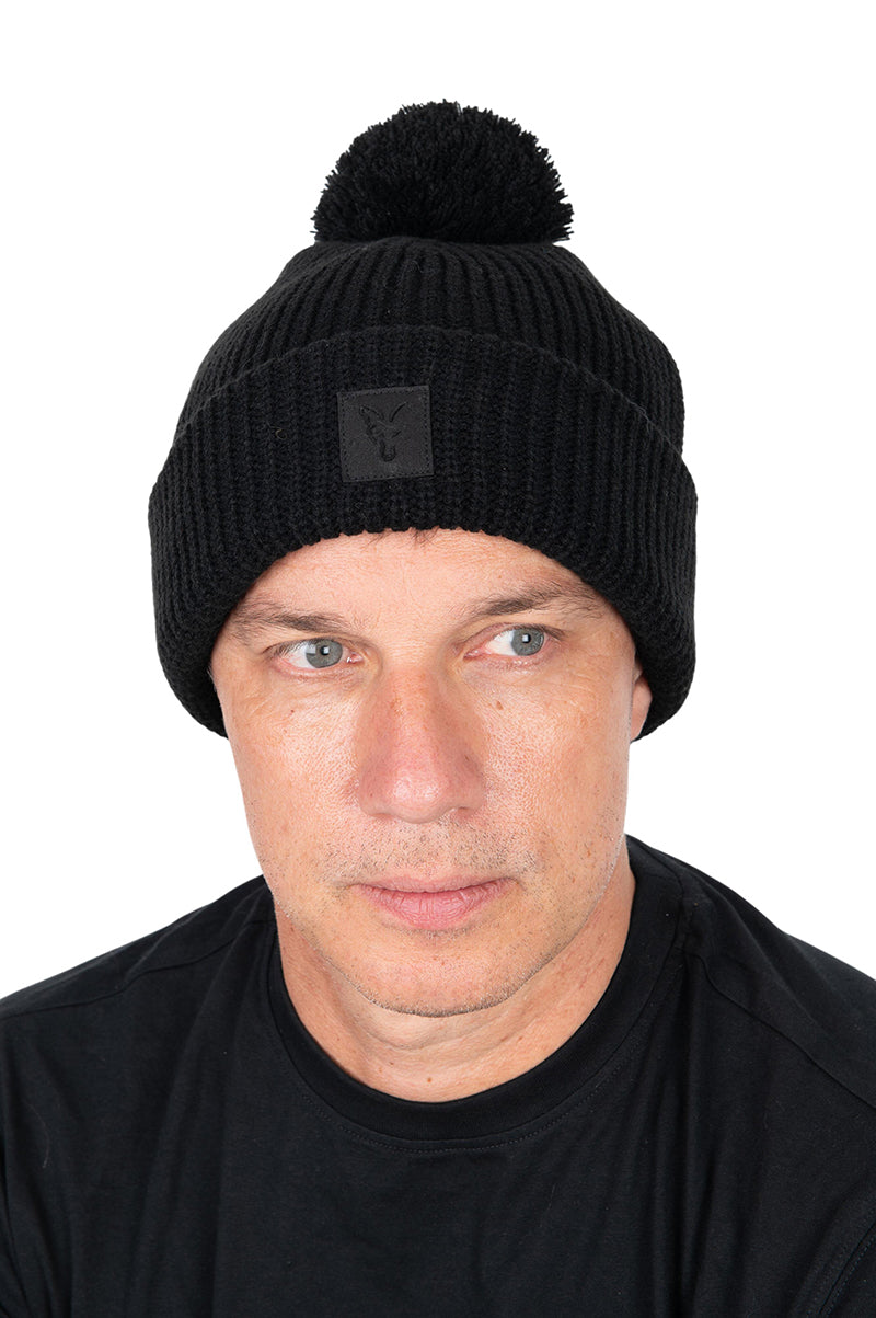 Gorra Fox Gorro Fox Black HD con pompón.