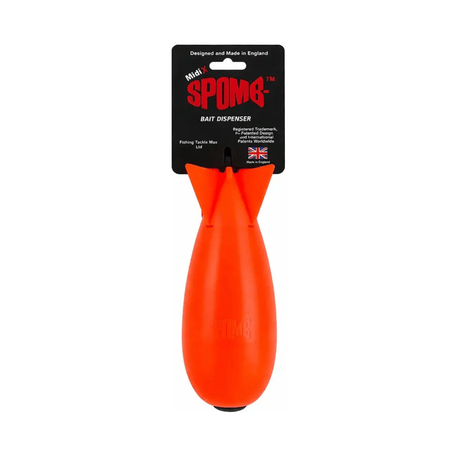 Cohete cebador Spomb Midi X Exclusive Fluro Rojo - Tienda Carpfishing
