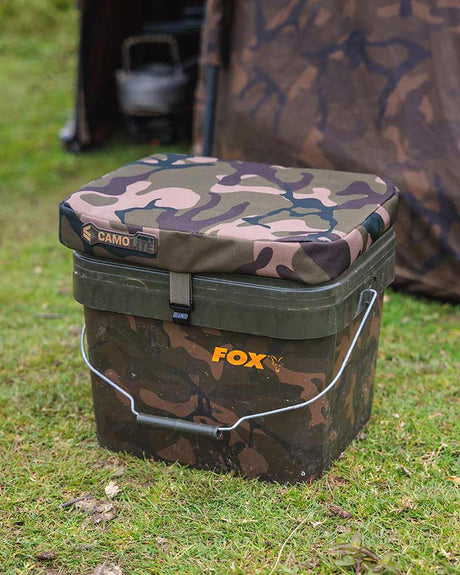 Cojín Fox Tipo Cubo Camo - Tienda Carpfishing