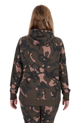 Sudadera Camo para mujer con cremallera