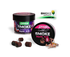 Dumbells Pop Ups Zfish Smoke Squid - Krill 8 mm - Tienda Carpfishing