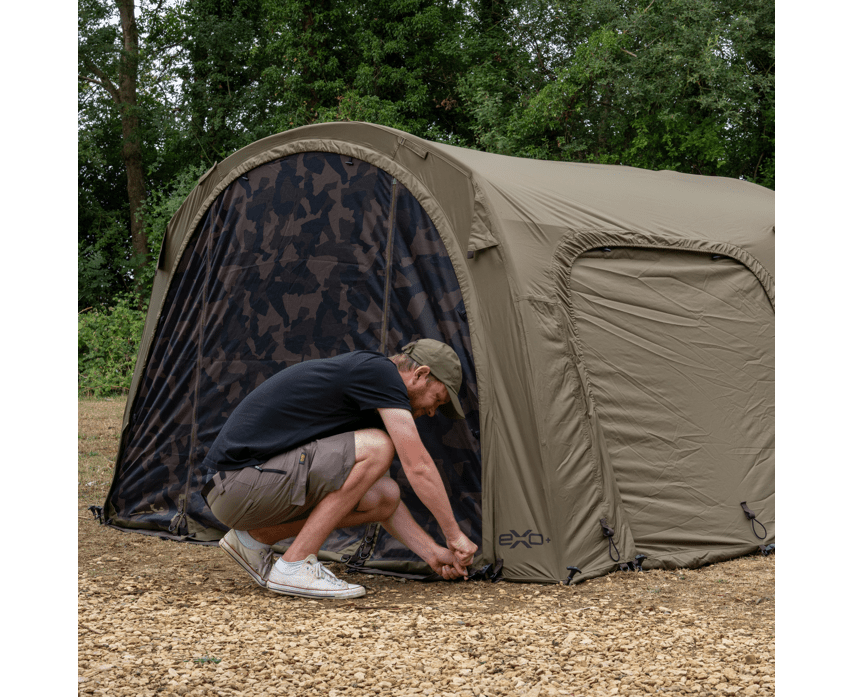 Extensión + Segunda Capa Refugio Avid Carp Exo+ - Tienda Carpfishing