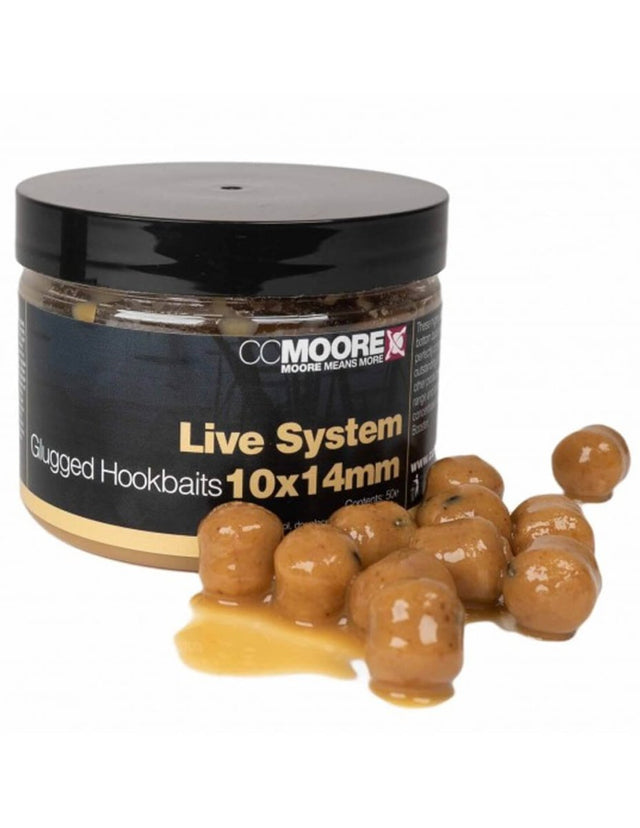 Glugged Hook Baits Dumbells Ccmoore Live System 10x15 mm - Tienda Carpfishing