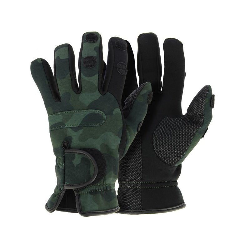 Guantes NGT Neopreno Camo XL - Tienda Carpfishing