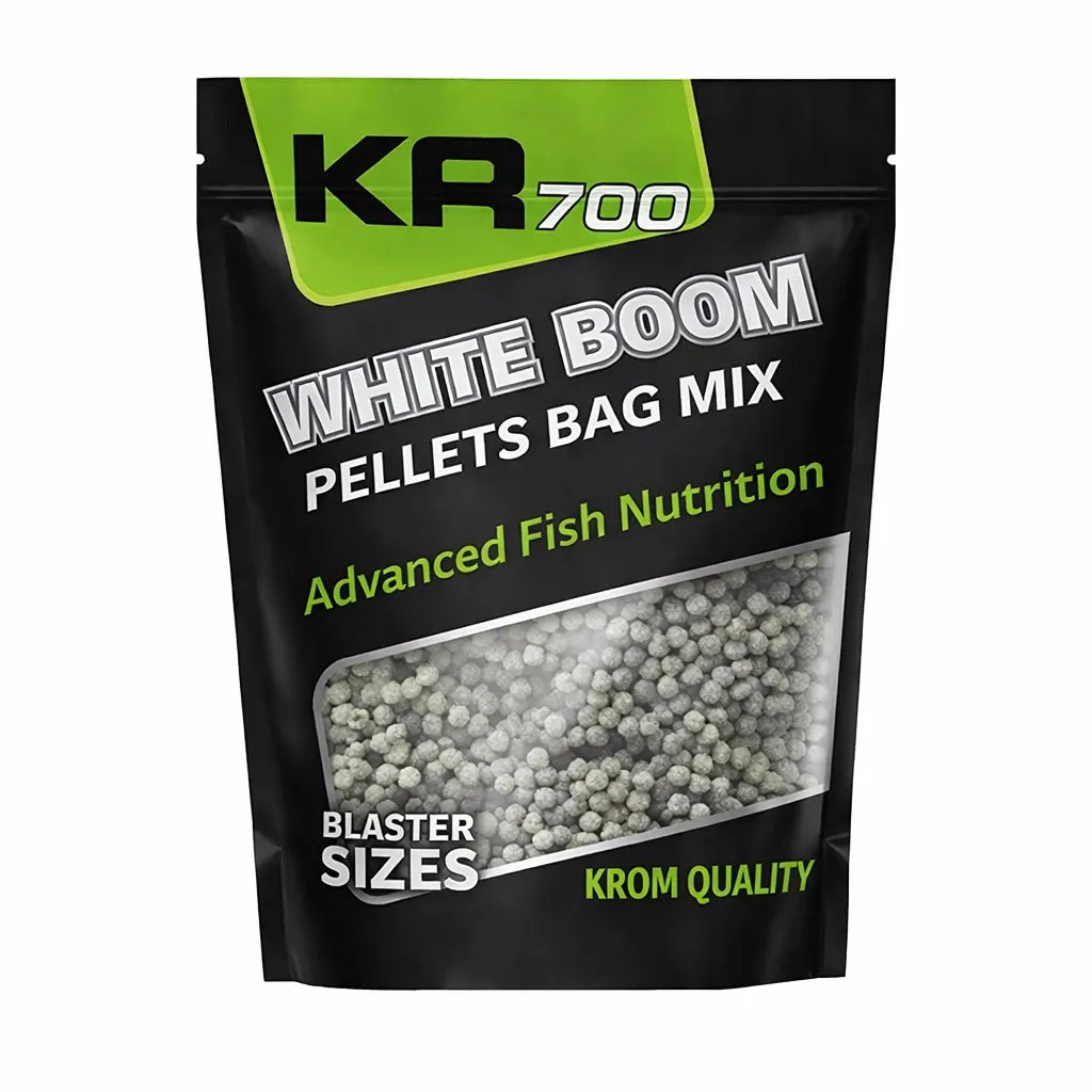 mengen Pellets Krom Quality KR200 White Boom 4,5 MM 800G