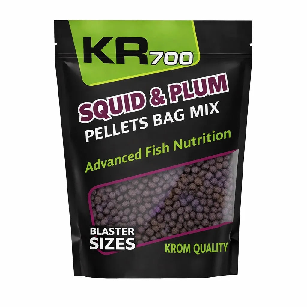 mengen Pellets Krom Quality KR500 Squid & Plum 4,5 MM 800G