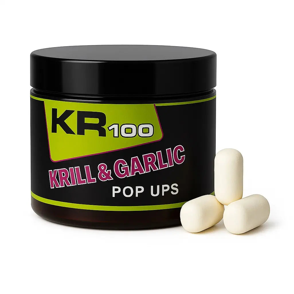 Dumbells Pop Ups Krom Quality KR100 Witte krill Garlic