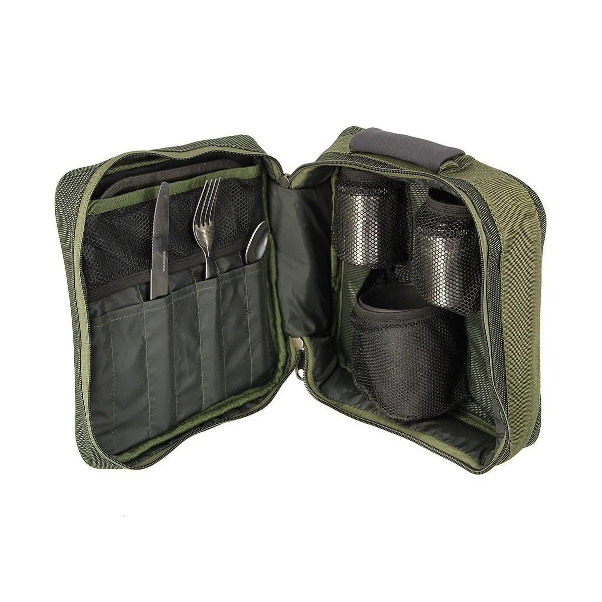 Juego de cubiertos NGT para 1 persona - Tienda Carpfishing