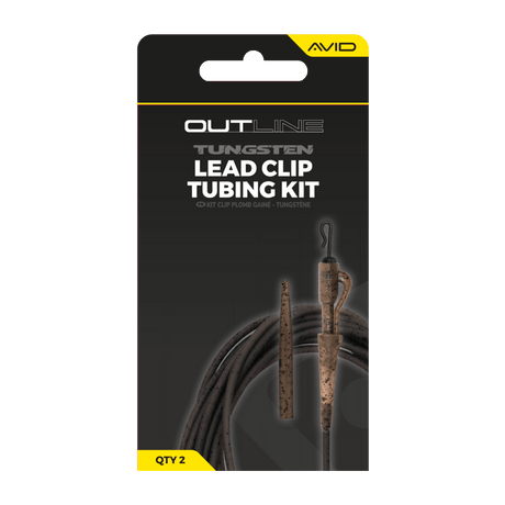 Kit Lead Clip Tungsten Tubing Avid Carp Outline - Tienda Carpfishing