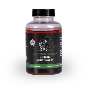 Líquido Bait Soak Nash Monster Shrimp - Tienda Carpfishing