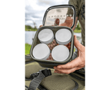 Macuto de 4 botes de cebo Korum Eva - Tienda Carpfishing
