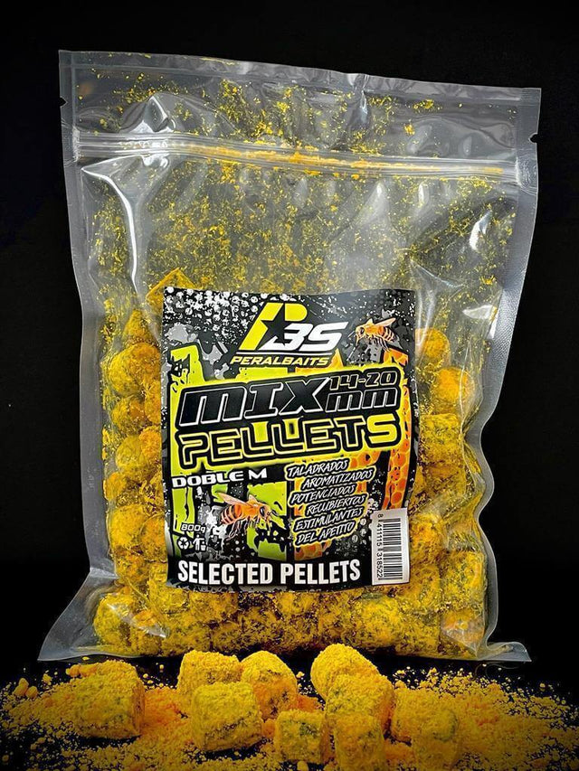 Mix Pellets Peralbaits Doble M 14 - 20 mm - Tienda Carpfishing