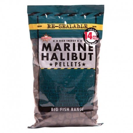 Pellets Dynamite Baits Marine Halibut 14 mm - Tienda Carpfishing