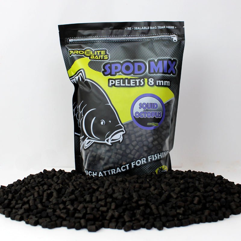 Pellets Spod Mix Pro Elite Baits Squid Octopus 8 mm - Tienda Carpfishing