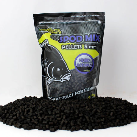 Pellets Spod Mix Pro Elite Baits Squid Octopus 8 mm - Tienda Carpfishing