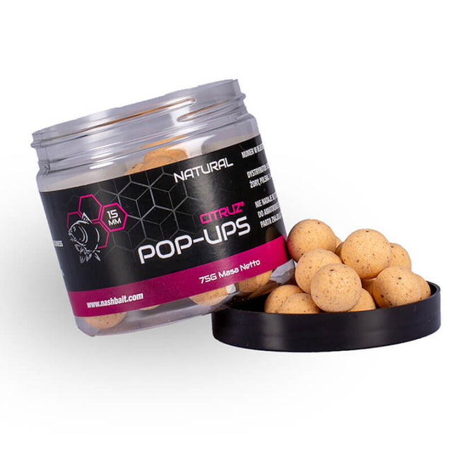 Pop Ups Nash Citruz Natural 15 mm - Tienda Carpfishing