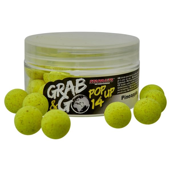 Pop Ups Starbaits Grab Go Piña 14 mm - Tienda Carpfishing
