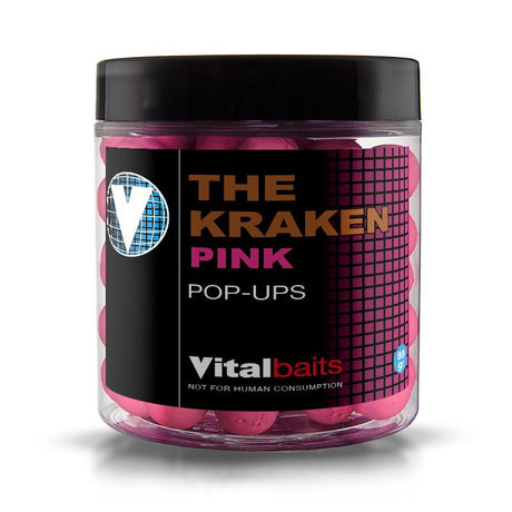 Pop ups Vitalbaits The Kraken Rosa 14 mm - Tienda Carpfishing