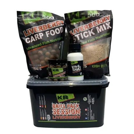 Session Pack Krom Quality KR300 LiverBerry - Tienda Carpfishing