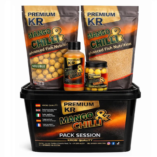 Session Pack Krom Quality Mango & Chilli - Tienda Carpfishing