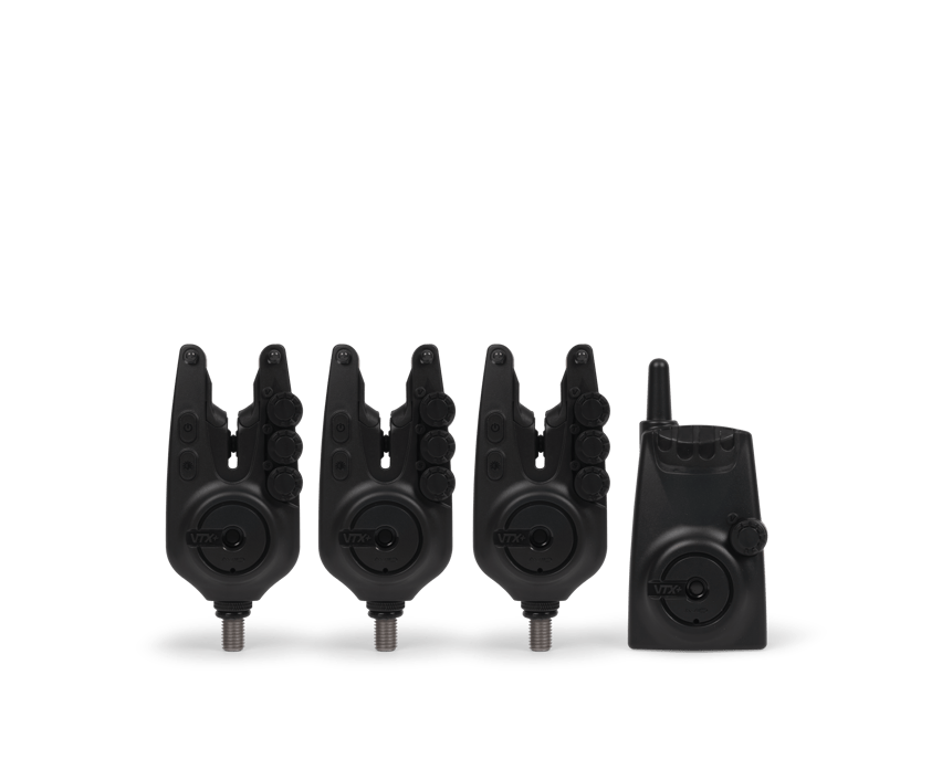 Set de alarmas 3+1 Avid Carp VTX+ - Tienda Carpfishing