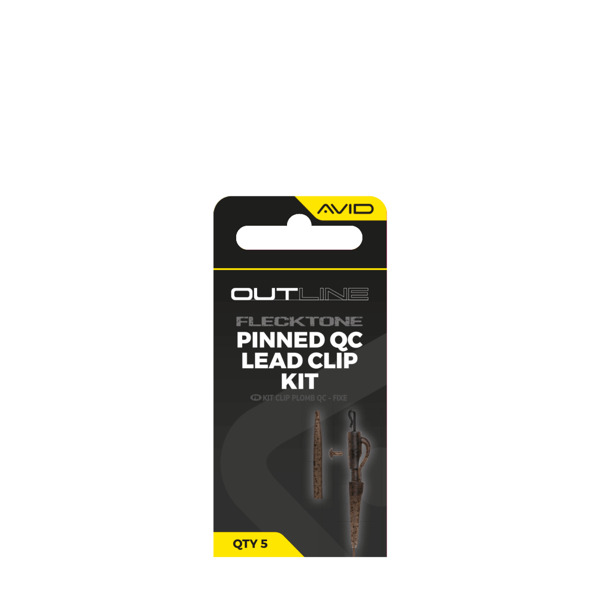 Set Lead Clip Avid Carp Outline FleckTone - Tienda Carpfishing