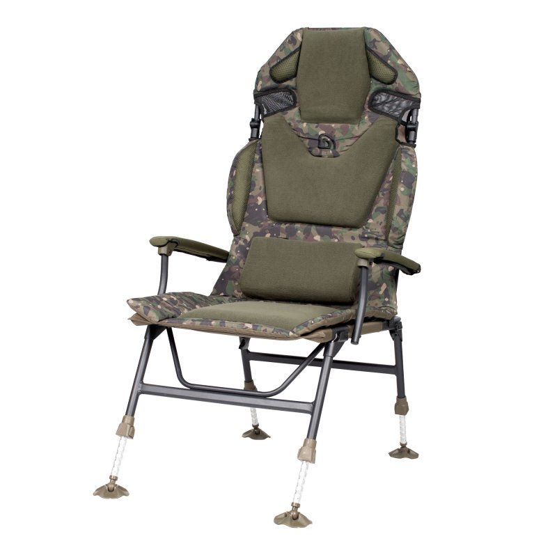 Silla Trakker Levelite Camo Alta - Tienda Carpfishing