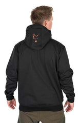 Sudadera Fox Shell Negra/Naranja - Tienda Carpfishing