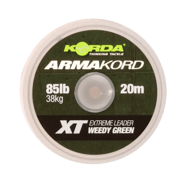 Trenzado Korda Arma Kord XT Verde 20 m - Tienda Carpfishing