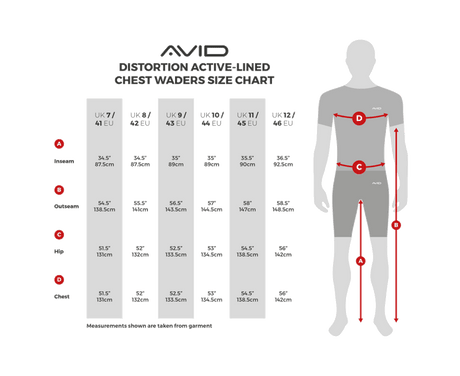 Vadeador Avid Carp Distortion Active - Lined - Tienda Carpfishing