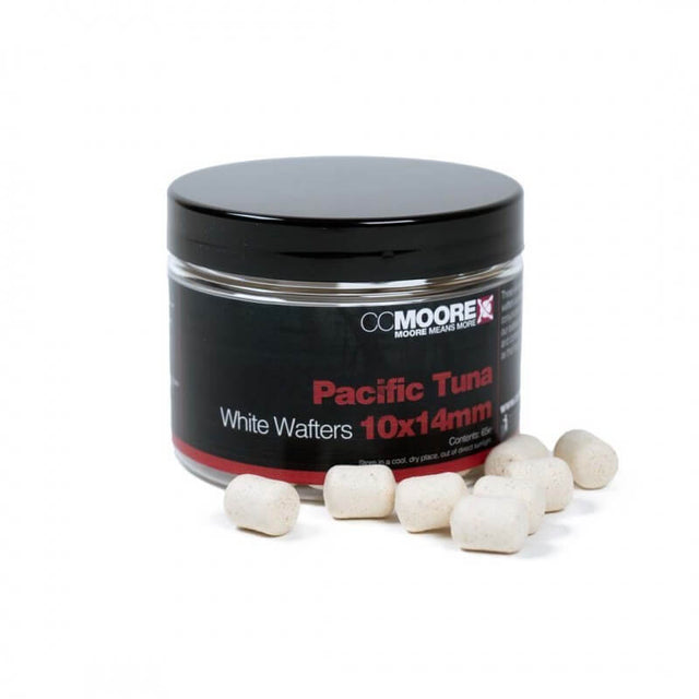 Wafters Dumbells Ccmoore Pacific Tuna Blanco 10 - 14 mm - Tienda Carpfishing