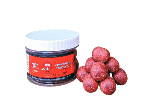 Wafters Dumbells Dudi Bait Jumbo Mister Red 24 mm - Tienda Carpfishing