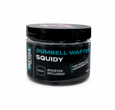 Wafters Dumbells Tactica Baits Squidy Negro 14 mm - Tienda Carpfishing
