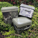 Cubo 5 litros camuflaje Korda Compac 9