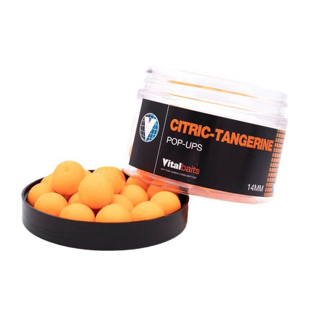 Pop ups Mandarina Cítrica Vitalbaits 18 MM