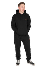 Sudadera Fox Collection Hoody Negra y Naranja 3