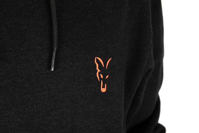 Sudadera Fox Collection Hoody Negra y Naranja 7