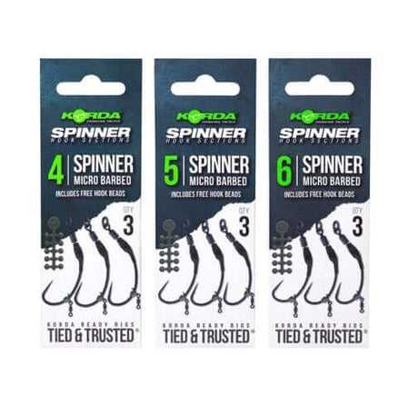 Anzuelos montados Korda Spinner - Tienda Carpfishing