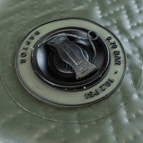 Barca Raptor 180 X - Wide Verde con suelo enrollable - Tienda Carpfishing