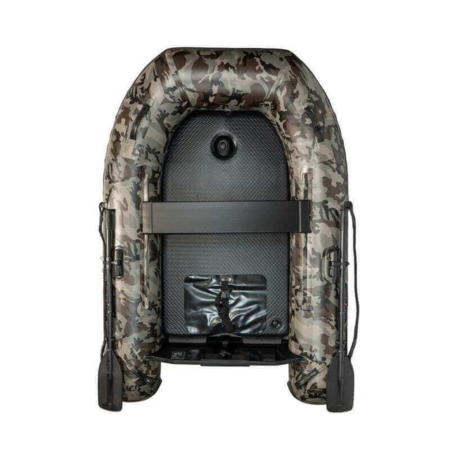 Barca Raptor 230 X - Wide Dark Camo con suelo de aluminio - Tienda Carpfishing