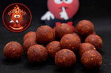 Boilies Dudi Bait Solubles Mister Red Super Hot 16 mm - Tienda Carpfishing
