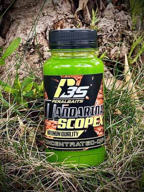 Dip Peralbaits Mandarina Scopex 150 ml - Tienda Carpfishing