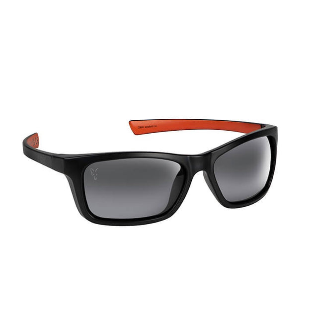 Gafas de sol polarizadas Fox Wraps Negro/Naranja - Tienda Carpfishing