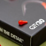 Hook Bead OMC Dazzlers Blood Red Distance S - Tienda Carpfishing