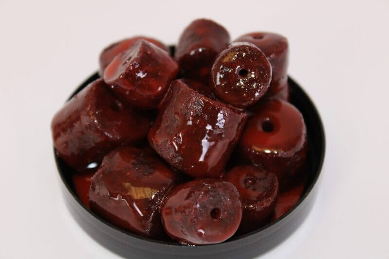 Hook Pellets con líquido Pro Elite Baits Red Krill Halibut 14 - 20 mm - Tienda Carpfishing