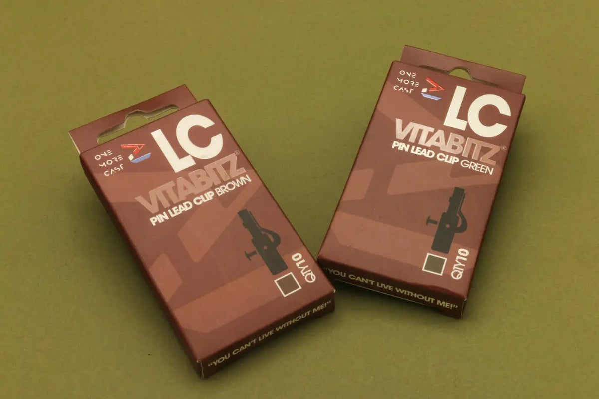 Lead Clip con tope OMC Vitabitz Marrón - Tienda Carpfishing