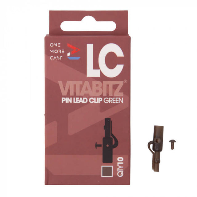 Lead Clip con tope OMC Vitabitz Verde - Tienda Carpfishing