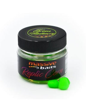 Maíz artificial Massive Baits Green Mulberry - Tienda Carpfishing